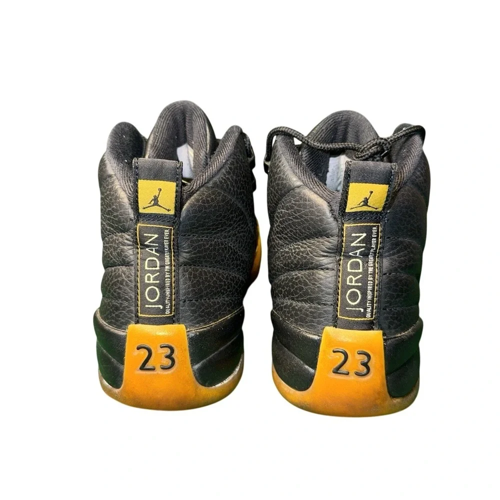 Air Jordan 12 Retro Mid University Gold Black 153265-070 GS Size 5.5Y
